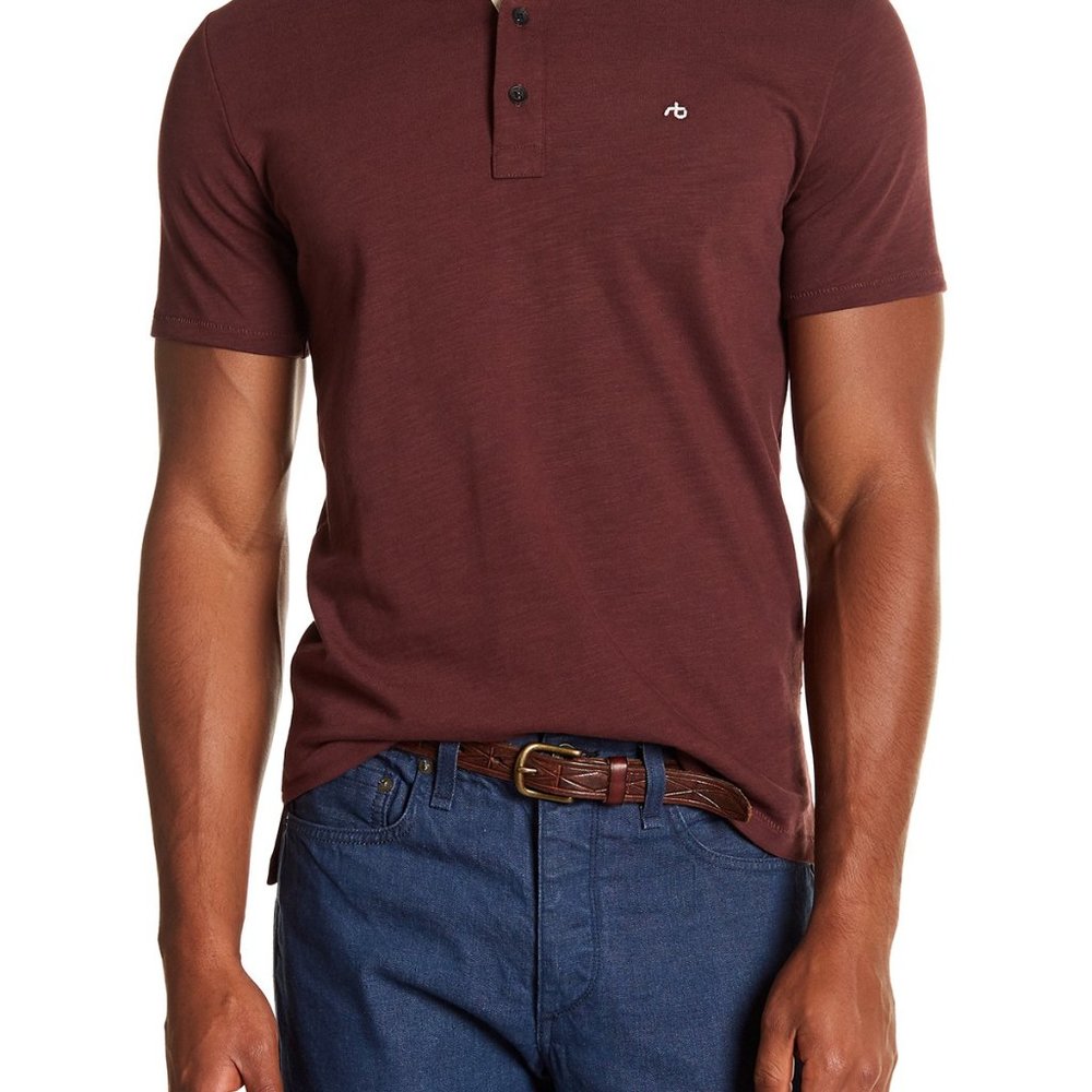 rag and bone Standard Issue Slub Jersey Polo